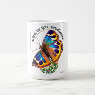 Soul Finds Harmony Butterfly Shirt Coffee Mug