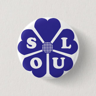 Soul Flower Blue Pin