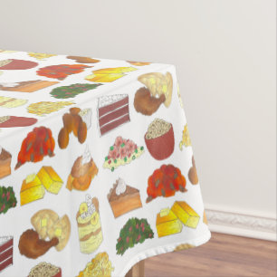 Soul Food Favourites Foodie Southern Cuisine Tablecloth
