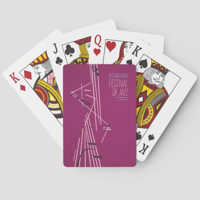 Soul | International Festival of Jazz Editorial Pl Playing Cards (Back)