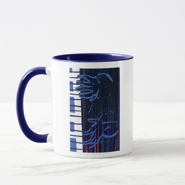 Soul | Jazz Piano Editorial Art Mug (Left)