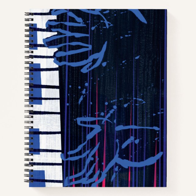 Soul | Jazz Piano Editorial Art Notebook (Front)