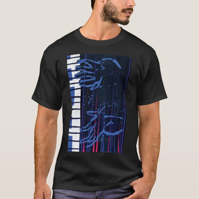 Soul | Jazz Piano Editorial Art T-Shirt (Front)