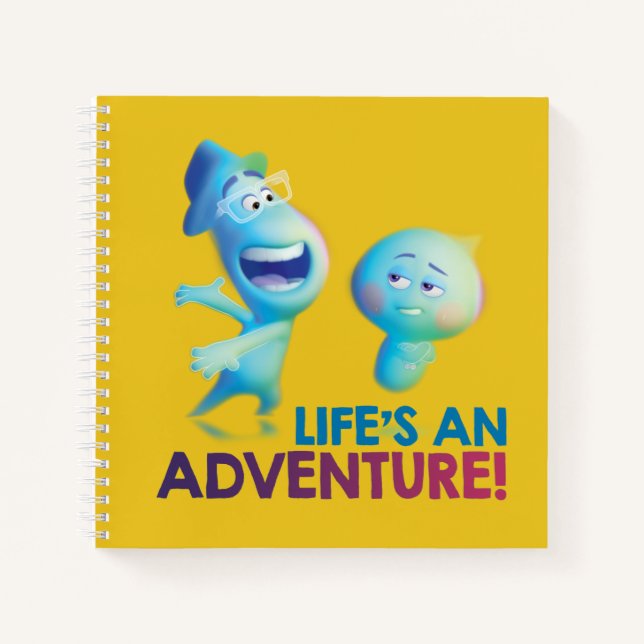 Soul | Joe & 22 - Life's An Adventure Notebook (Front)