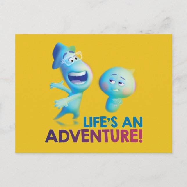 Soul | Joe & 22 - Life's An Adventure Postcard (Front)