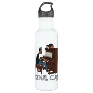 Soul   Joe & Mr. Mittens at the Piano 710 Ml Water Bottle