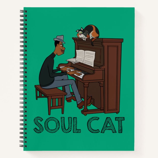Soul | Joe & Mr. Mittens at the Piano Notebook (Front)