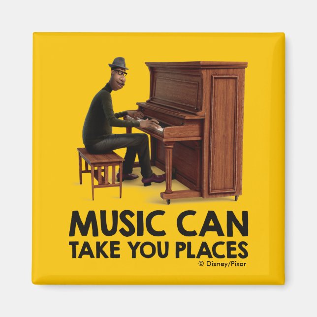 Soul | Joe - Music Can Take You Places Magnet (Front)