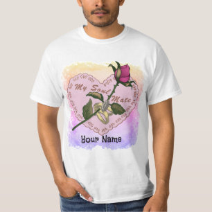 Soul Mate Rings rose wedding t-shirt