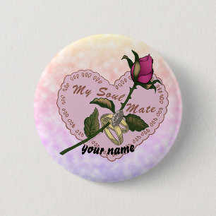 Soul Mate Wedding button