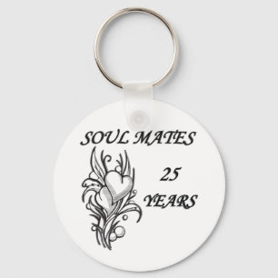 SOUL MATES 25 Years Keychain