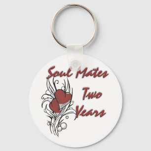 Soul Mates 2 Years Keychain