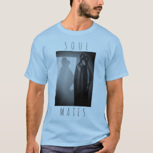 "Soul Mates" Candles Grey Black Charcoal Design T-Shirt