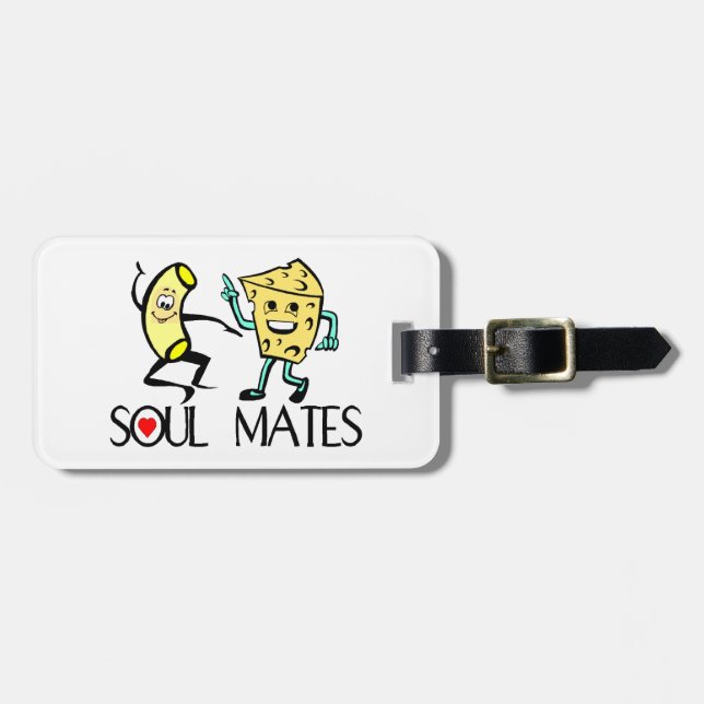 Soul Mates Luggage Tag (Front Horizontal)