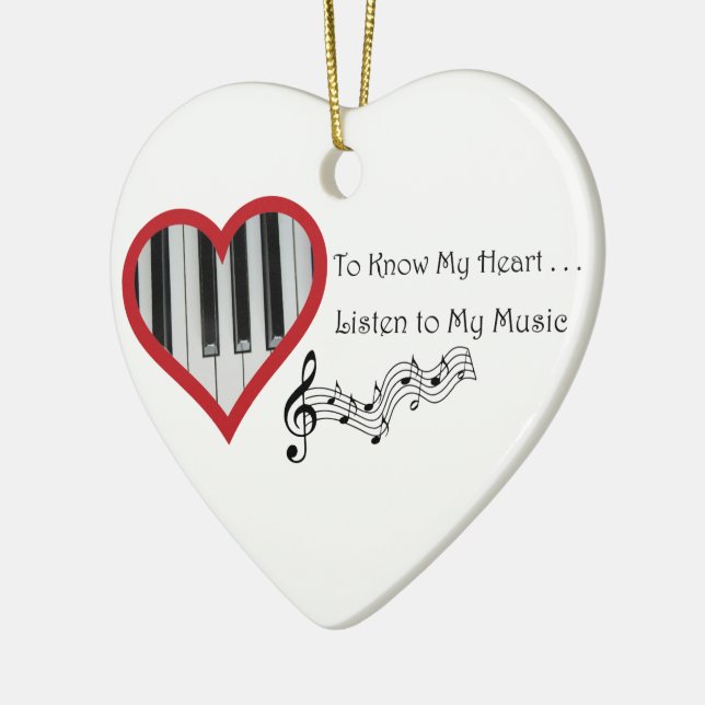 Soul Music Ceramic Ornament (Left)
