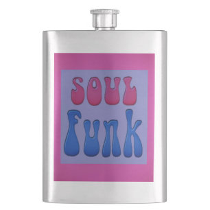 Soul Music Funky words graphics Hip Flask