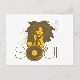 Soul Music Postcard