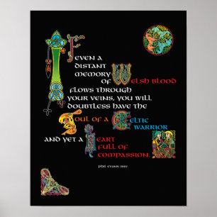 Soul Of A Celtic Warrior Poster