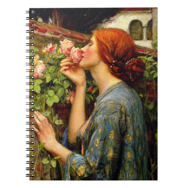 Soul of the Rose John William Waterhouse Notebook (Front)