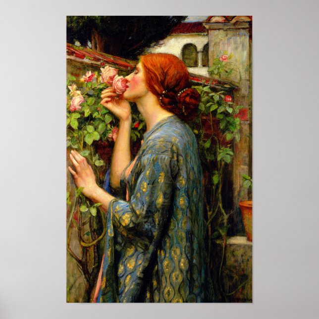 Soul of the Rose John William Waterhouse Poster (Front)