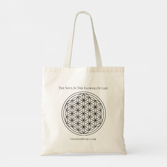 Soul On Fire Cream Tote Bag (Back)