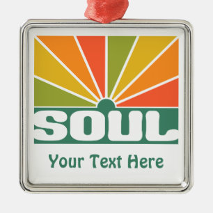 SOUL ornament, customize Metal Ornament