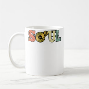 Soul Record Jazz Funk Turntable Vinyl Music Saxoph Coffee Mug