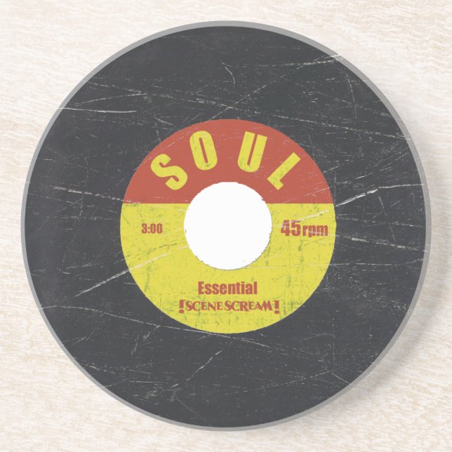 Soul Record Sandstone Coaster (Front)