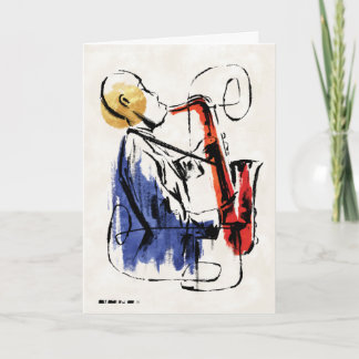 Soul | Saxophone Player Editorial Art Card