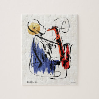 Soul | Saxophone Player Editorial Art Jigsaw Puzzle