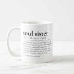 Soul Sister Definition Meaning of Best Friends Mug<br><div class="desc">Are you looking for the perfect gift for your best friend? Look no further! This feel good Soul Sister definition is the perfect gift to show how much you appreciate your bestie! Whether you're looking for a meaningful birthday gift for your bff or just a thoughtful gift to remind her...</div>