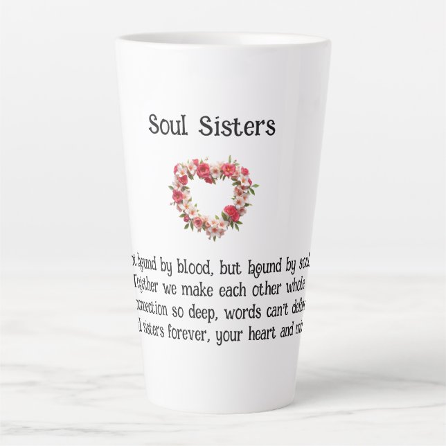 Soul Sisters Best Friends Coffee/Latte Mug (Front)