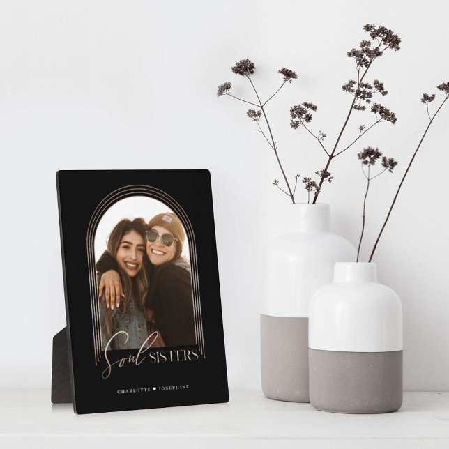 Soul Sisters Elegant Arch Frame Photo Keepsake (Creator Uploaded)