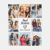 Soul Sisters Script Gift For Friends Photo Collage