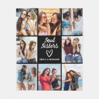 Soul Sisters Script Gift For Friends Photo Collage