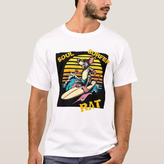 'SOUL SURFER RAT'  T-Shirt (Front)