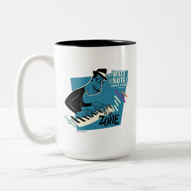 Soul | The Half Note Jazz Club - Joe In The Zone Two-Tone Coffee Mug (Left)