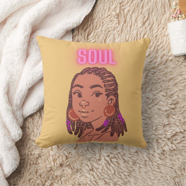 Soul  throw pillow (Blanket)