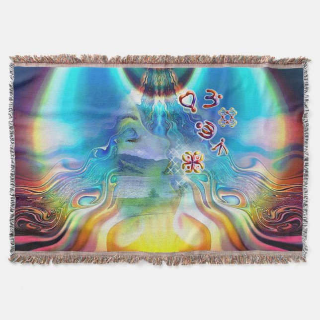 Soul Vibrations Throw Blanket (Front)