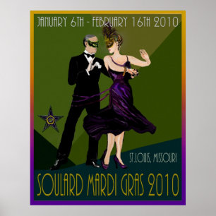 Soulard Mardi Gras 2010 Poster