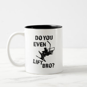 Soulevez-vous même le bro ? tasse du ski des