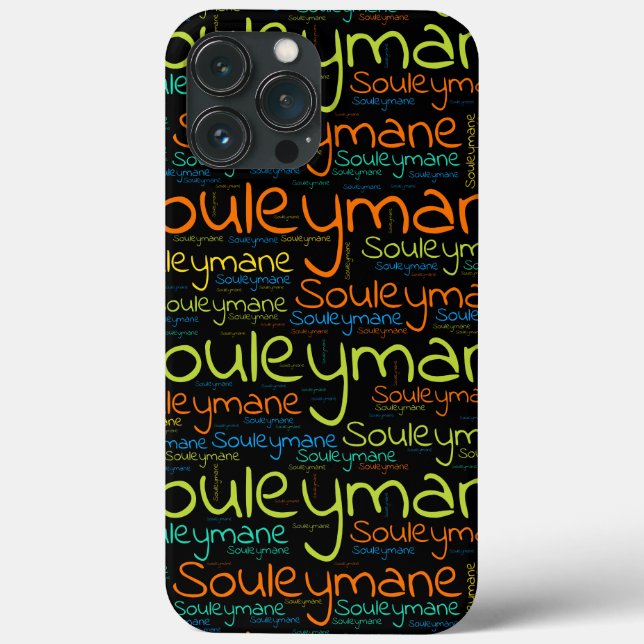 Souleymane Case-Mate iPhone Case (Back)