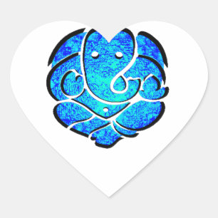 SOULFUL IS GANESH HEART STICKER