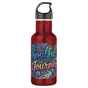 Soulful Journey Inspirational Graphic T-Shirt 532 Ml Water Bottle