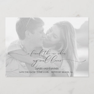 Soulful Love Save the Date Card