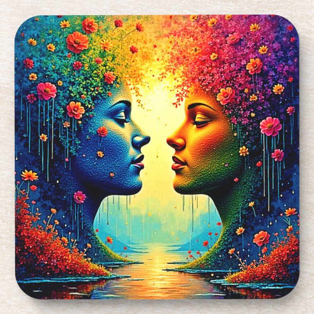 Soulful Rainbow Connection Design Coaster (Front)