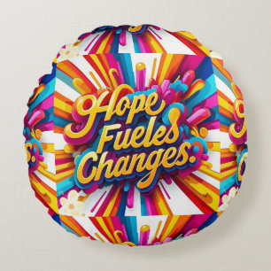 "Soulful Revival" Round Pillow