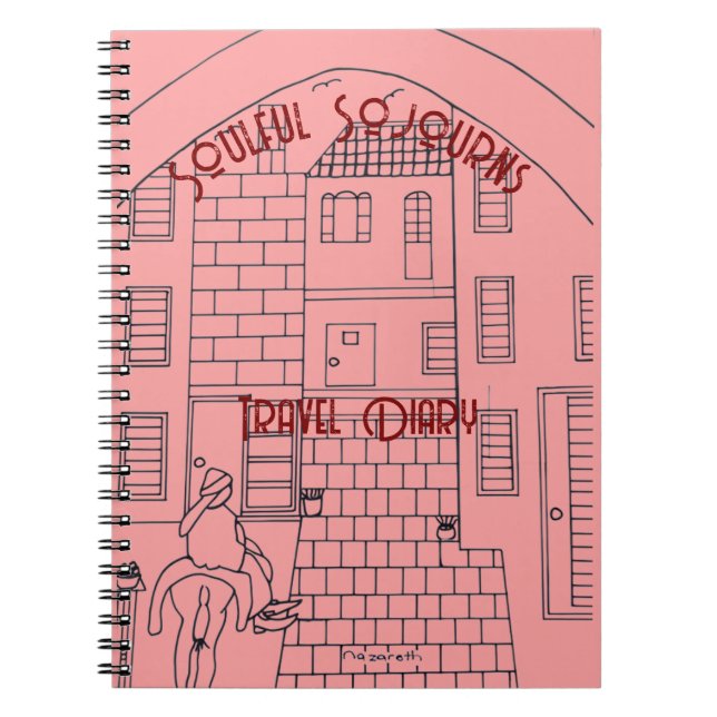 Soulful Sojourns Travel Diary Notebook (Front)