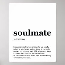 Soulmate Definition Print
