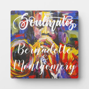 Soulmates  Customized Tabletop Easel Plaque